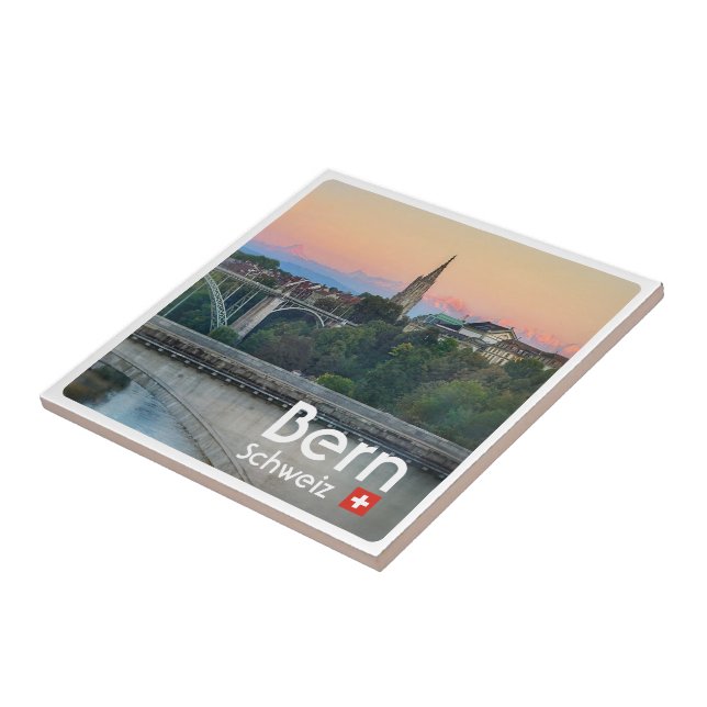 zCH022 BERN Downtown Switzerland, Tile (Side)