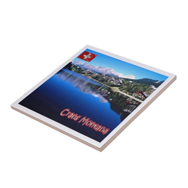 zCH023 CRANS MONTANA Switzerland - Tile (Side)