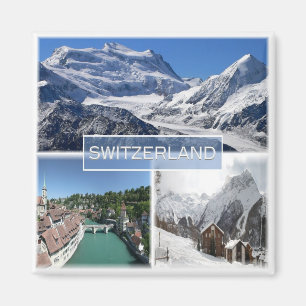zCH041 Swiss Switzerland, Europe, Fridge Magnet