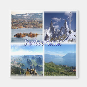 zCH042 Swiss Switzerland, Europe, Fridge Magnet