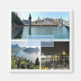 zCH043 LUCERNE Switzerland - Fridge Magnet