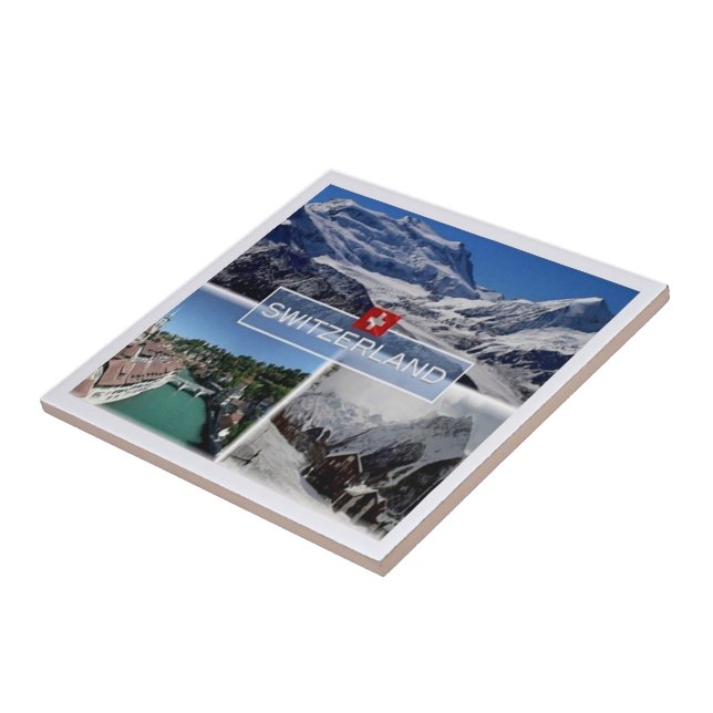 zCH052 SWISS SWITZERLAND Mosaic - Tile (Side)