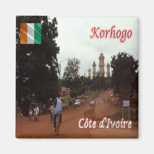 zCI005 KORHOGO, Ivory Coast, Africa, Fridge Magnet
