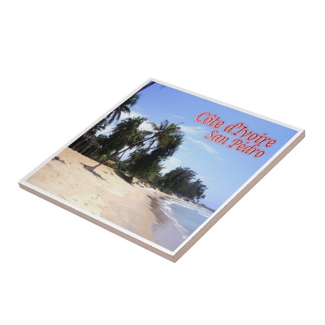 zCI006 SAN PEDRO, Ivory Coast, Africa, Tile (Side)