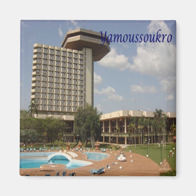 zCI010 YAMOUSSOUKRO, Ivory Coast, Africa, Fridge Magnet (Front)