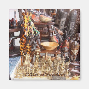 zCI012 IVORY COAST, Africa, Fridge Magnet