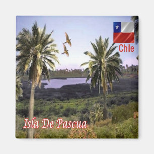 zCL011 ISLA DE PASQUA, RAPA NUI, Chile, Fridge Magnet