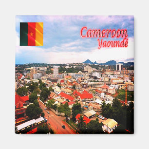 zCM006 YAOUNDE', Cameroon, Africa, Fridge Magnet
