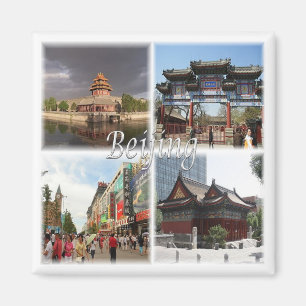 zCN015 BEIJING, China, Asia, Fridge Magnet
