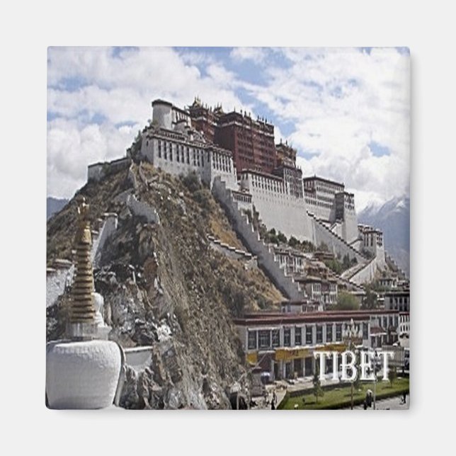 zCN017 TIBET, China, Asia, Fridge Magnet (Front)
