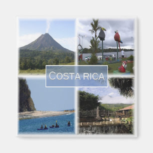 zCR003 COSTA RICA, Mosaic, America, Fridge Magnet