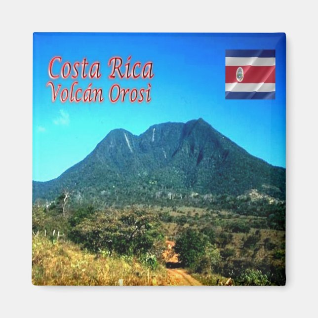 zCR010 COSTA RICA, Volcan Orosì, America, Fridge Magnet (Front)