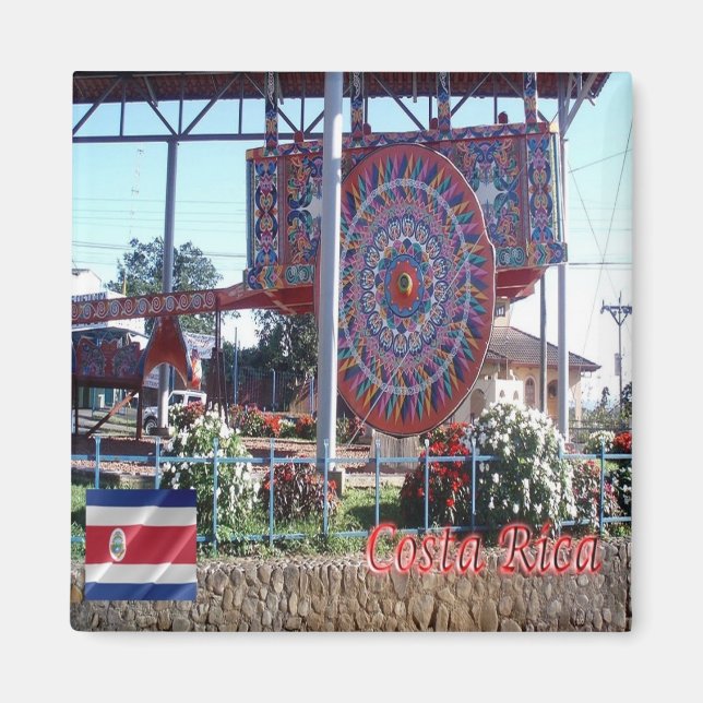 zCR014 COSTA RICA, America, Fridge Magnet (Front)