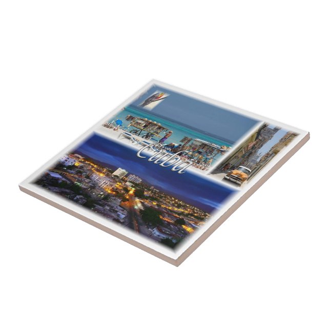 zCU006 CUBA, Mosaic, America, Tile (Side)