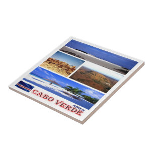 zCV022 CAPE VERDE, Mosaic, Africa, Tile