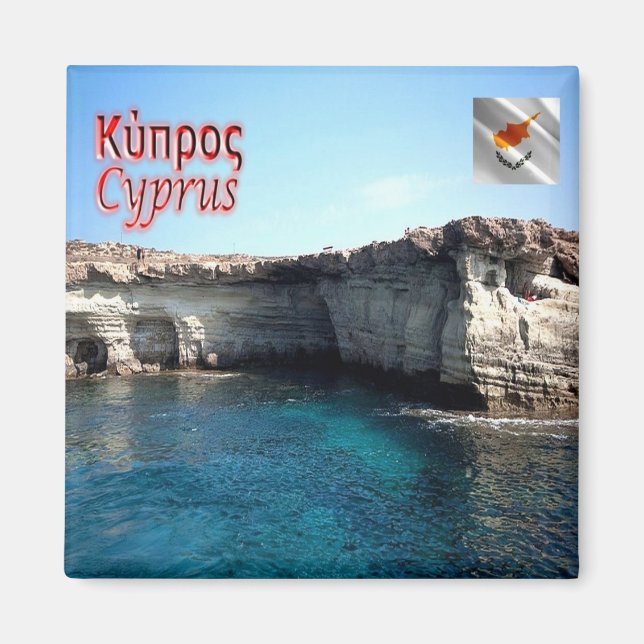 zCY010 PANORAMA Cyprus, Fridge Magnet (Front)