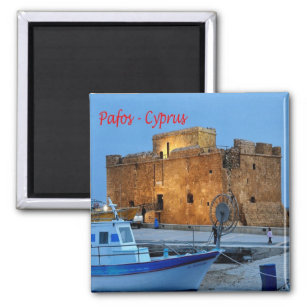 zCY013 PAFOS Byzantine Forte, Cyprus, Fridge Magnet
