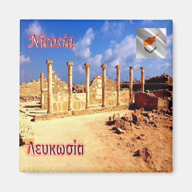 zCY016 - NICOSIA Paphos Archaeological Park - Magnet (Front)