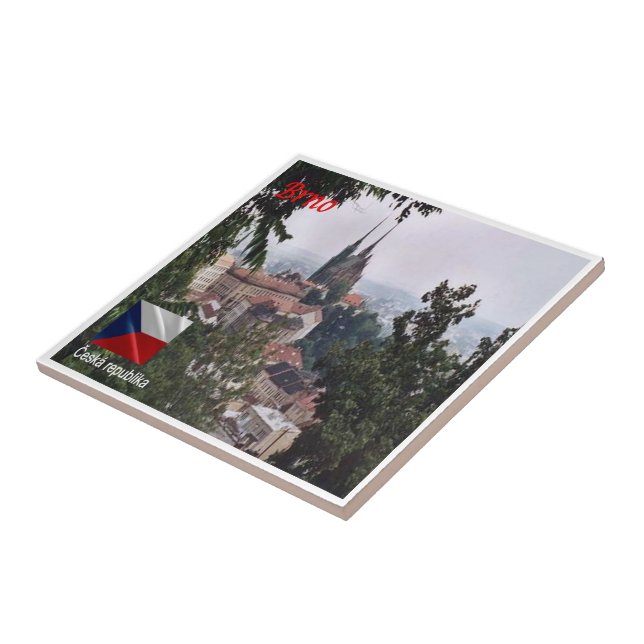 zCZ007 BRNO Czech Republic, Tile (Side)