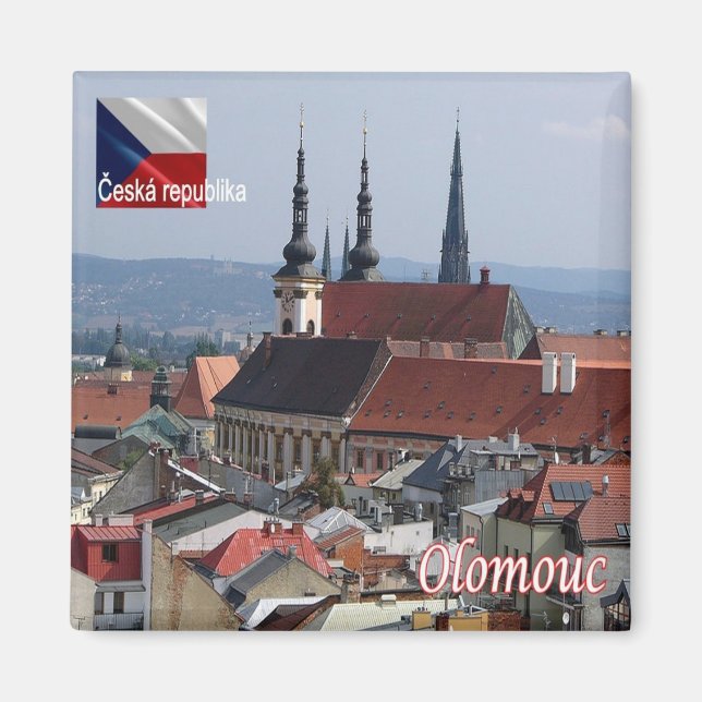 zCZ013 OLOMOUC Czech Republic, Fridge Magnet (Front)