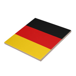 zDE001 GERMAN FLAG, Germany, Tile