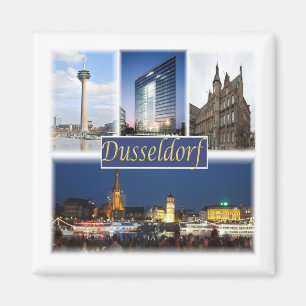 zDE008 DUSSELDORF, Germany, Europe, Fridge Magnet