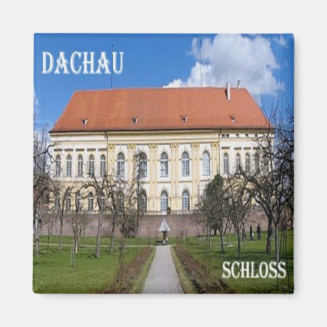 zDE009 DACHAU Castle Germany, Fridge Magnet (Front)