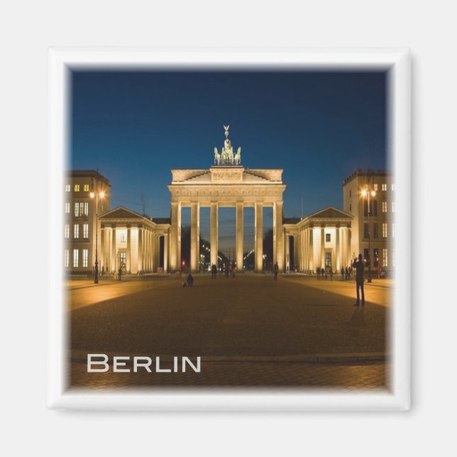 zDE019 BERLIN Brandenburger Tor Germany - Fridge Magnet (Front)