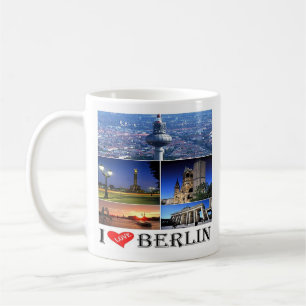 zDE020 BERLIN I LOVE Germany, Coffee Mug