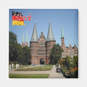 zDE027 LÜBECK Germany, Fridge Magnet