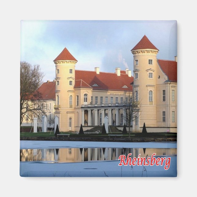 zDE033 RHEINSBERG CASTLE Germany - Fridge Magnet (Front)