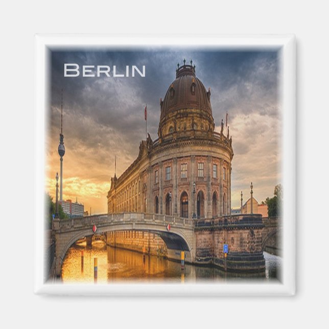 zDE051 BERLIN MUSEUMSINSEL Germany, Fridge Magnet (Front)
