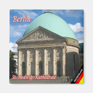zDE062 BERLIN Saint Hedwig Cathedral, Fridge Magnet