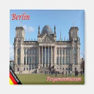 zDE074 BERLIN REICHSTAG BUILDING Germany, Fridge Magnet