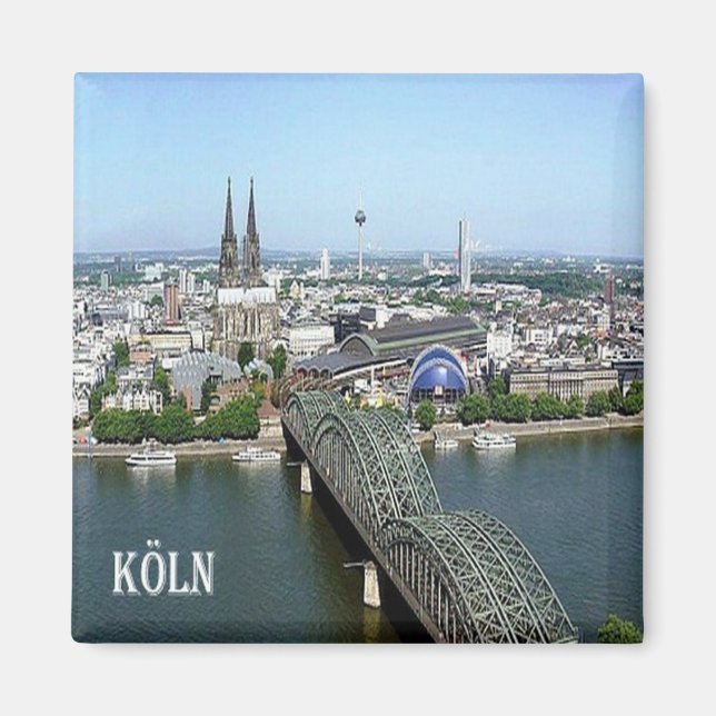 zDE078 KÖLN COLONIA Germany, Fridge Magnet (Front)