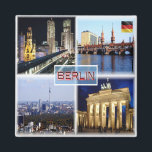 zDE090 BERLIN Bikini Haus Oberbaum, Fridge Magnet<br><div class="desc">Here you will find the souvenir of your vacation. (zDE090 BERLIN Bikini Haus Oberbaum Fridge magnet). Amaze friends and relatives with the unique souvenirs from your great trip. Try us. #LeoPepeDesign - brandenburger gate, bikini house oberbaum skyline, europe germany, leopepedesign, travel trip photo tourism, gift souvenir gadget fridge magnet, collage...</div>