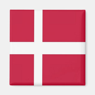 zDK001 DANISH FLAG, Denmark, Fridge Magnet