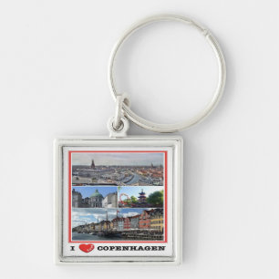 zDK014 COPENHAGEN KOPENHAGEN I Love, Key Ring