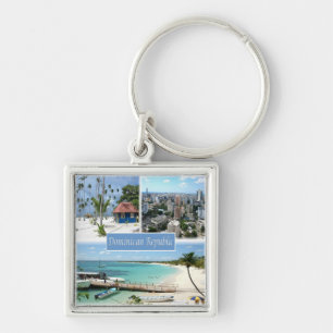 zDO005 DOMINICAN REPUBLIC, Mosaic, America, Key Ring