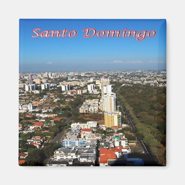 zDO008 SANTO DOMINGO, Dominican Republic, Fridge Magnet (Front)