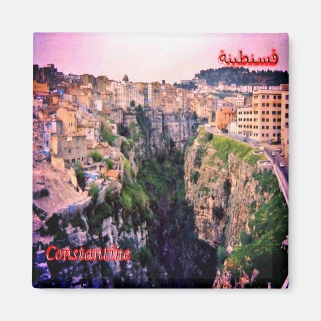 zDZ006 COSTANTINA, Algeria, Africa, Fridge Magnet (Front)