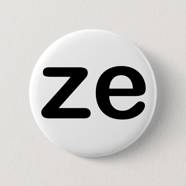 Ze 6 Cm Round Badge (Front)