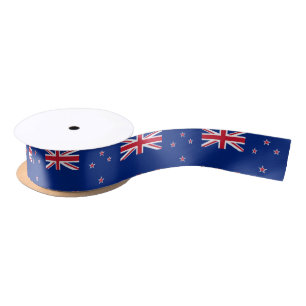 Zealand Flag & New Zealand travel, holiday/sports Satin Ribbon
