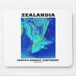 Zealandia Earth's Newest Continent Mouse Mat