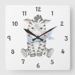 Zeb The Zebra Wall Clock