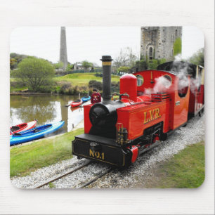 Zebedee steam engine at Lappa Valley Mouse Mat