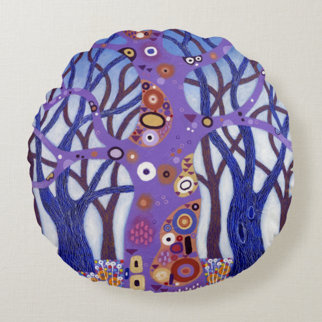 Zebedee Too 2012 Round Cushion (Front)