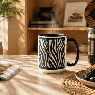 "ZEBRA" 11 OZ. COFFEE MUG