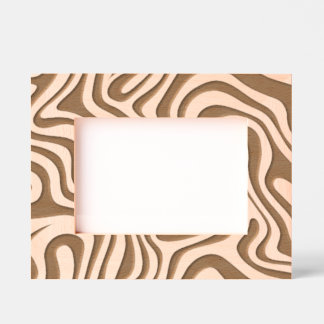 Zebra 1 Etched Wooden Frame Engraved Frames