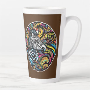 Zebra 1 latte mug